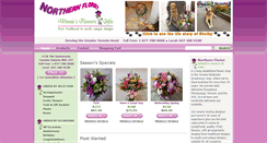 Desktop Screenshot of northernflorist.com